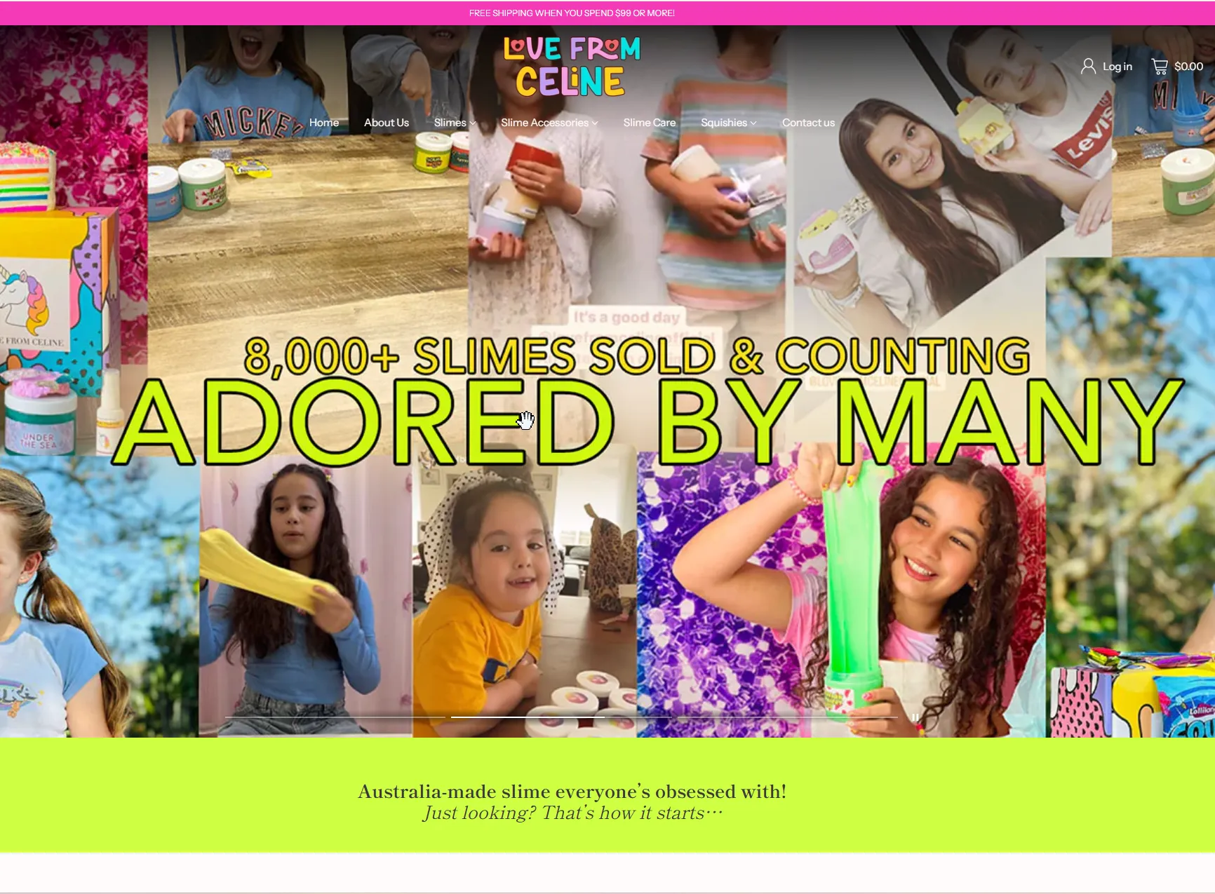 E-commerce client website