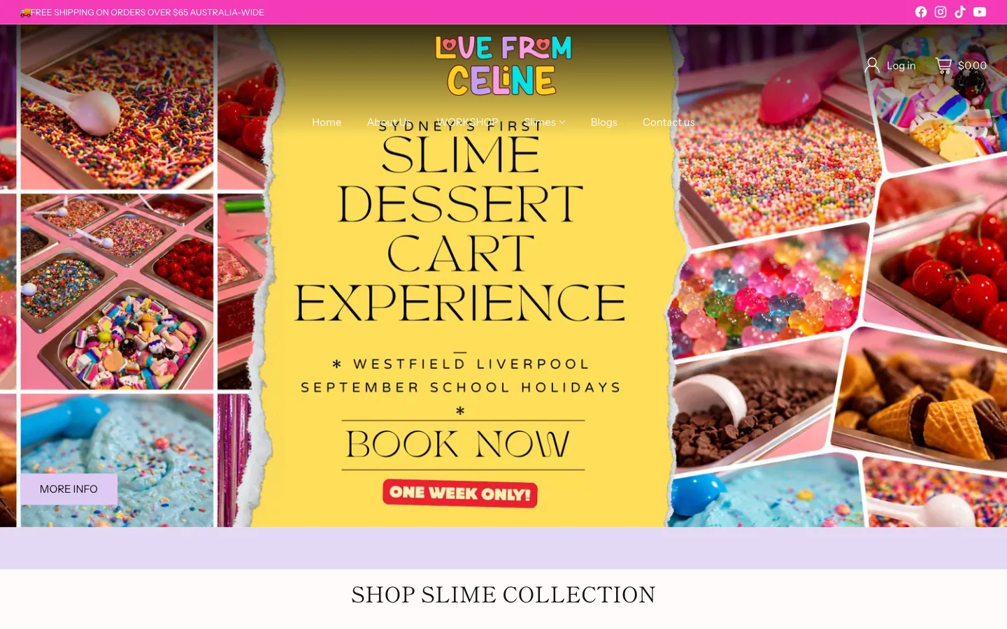 E-commerce client website
